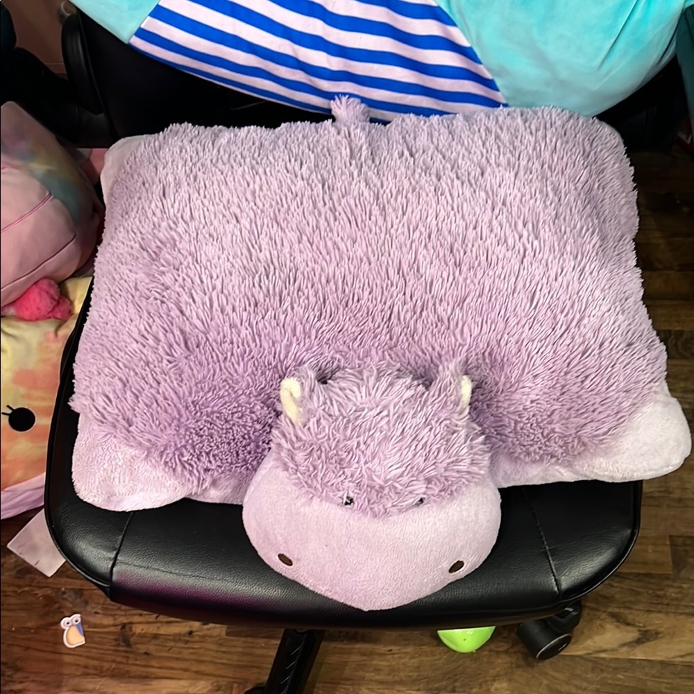 Hippopotamus pillow pet